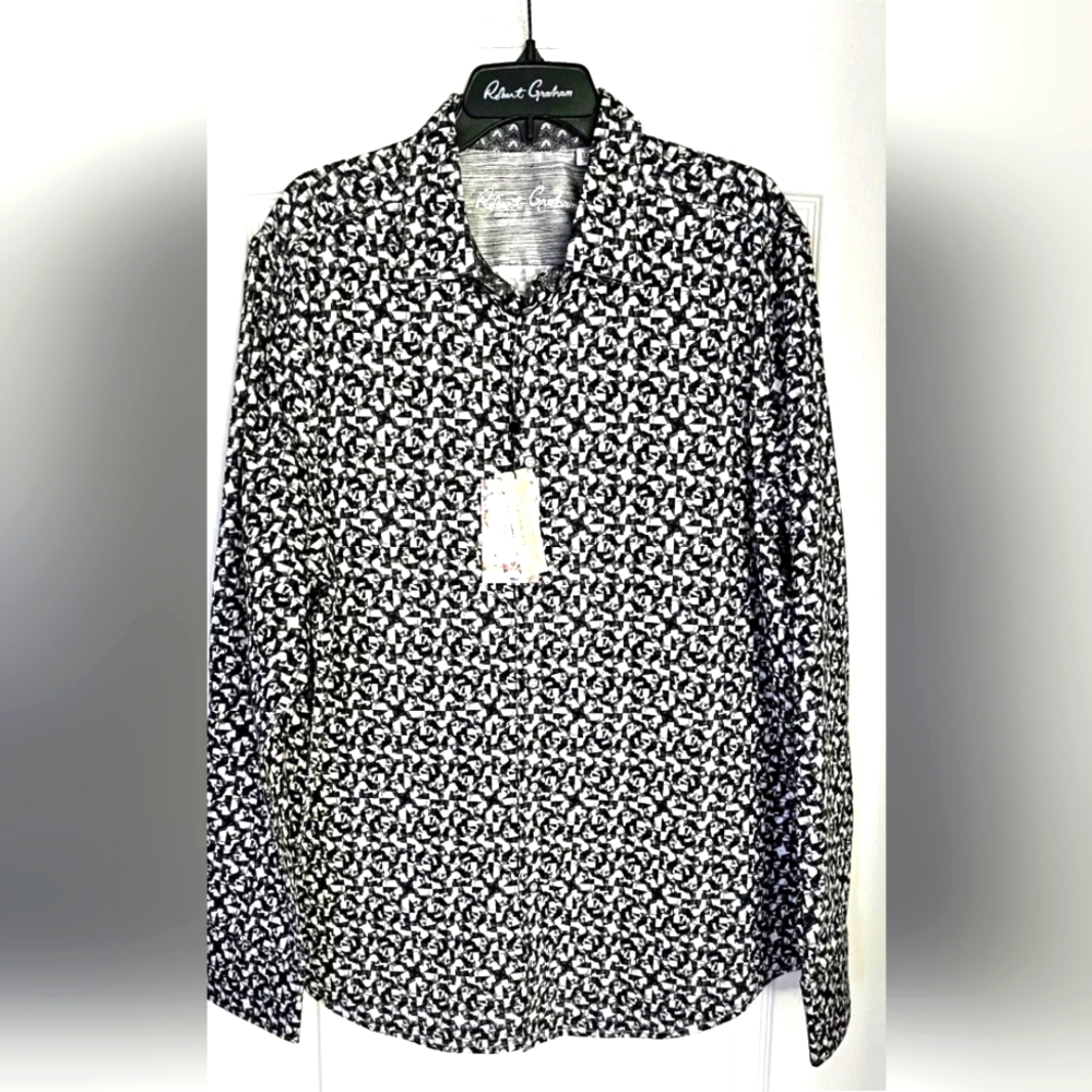 ROBERT GRAHAM SIZE 2XL&M NEW WITH TAGS(SIZE M WITH NO TAGS) CLASSIC FIT.